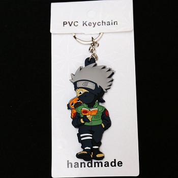 Naruto Kakashi anime two-sided key chain