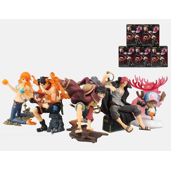 One Piece anime figures set(5pcs a set)