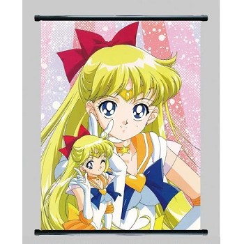 Sailor Moon anime wall scroll