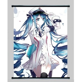 Hatsune Miku anime wall scroll