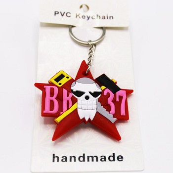 One Piece anime two-sided key chain