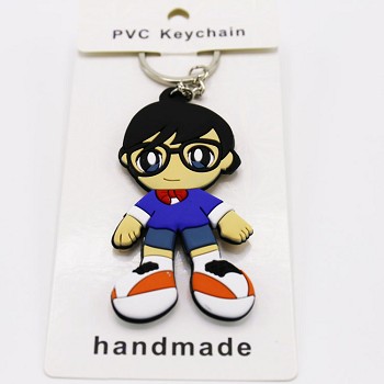 Detective conan anime two-sided key chain