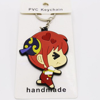 Gintama anime two-sided key chain