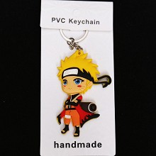 Naruto anime two-sided key chain