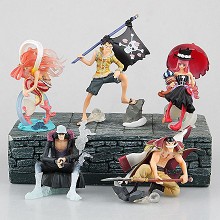 One Piece anime figures set(5pcs a set)