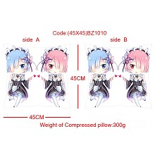 Re:Life in a different world from zero Rem two-sided pillow