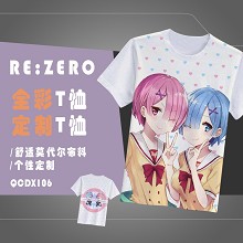 Re:Life in a different world from zero Rem t-shirt