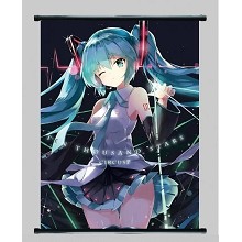 Hatsune Miku anime wall scroll