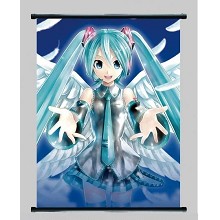 Hatsune Miku anime wall scroll