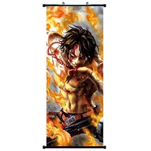 One Piece ACE anime long wall scroll 40*102CM