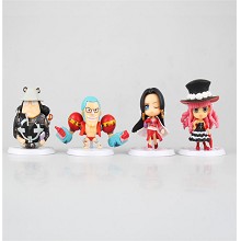 One Piece anime figures set(4pcs a set)