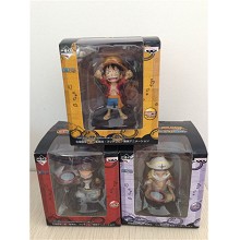 One Piece anime figures set(3pcs a set)