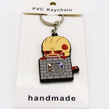 Attack on Titan anime two-sided key chain