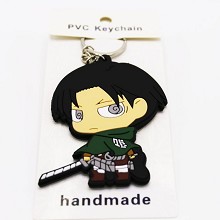 Attack on Titan anime two-sided key chain