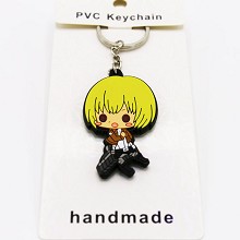 Attack on Titan anime two-sided key chain