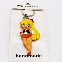 Sailor Moon anime two-sided key chain