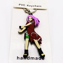 Naruto anime two-sided key chain