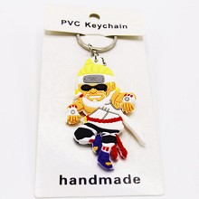 Naruto anime two-sided key chain