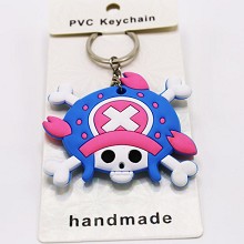 One Piece anime two-sided key chain