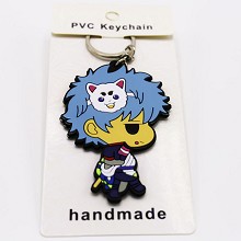 Gintama anime two-sided key chain