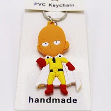 One Punch Man anime two-sided key chain