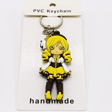 Puella Magi Madoka Magica anime two-sided key chai...