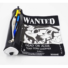 One Piece Chopper wanted anime pen bag