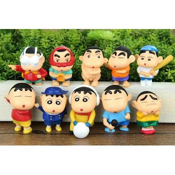 Crayon Shin-chan anime figures set(10pcs a set)
