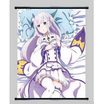 Re:Life in a different world from zero Rem wallscroll