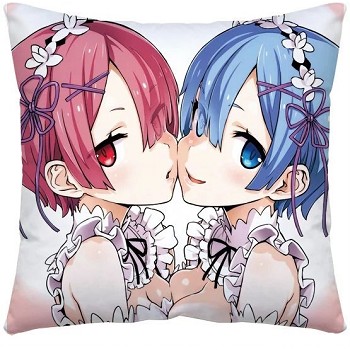 Re:Life in a different world from zero Rem two-sided pillow