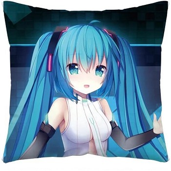 Hatsune Miku anime two-sided pillow