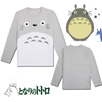 TOTORO anime long sleeve cotton t-shirt