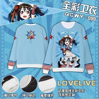 Lovelive anime long sleeve hoodie