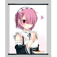 Re:Life in a different world from zero Rem wallscroll