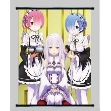 Re:Life in a different world from zero Rem wallscroll