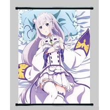 Re:Life in a different world from zero Rem wallscroll