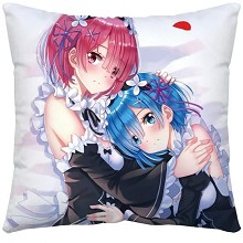 Re:Life in a different world from zero Rem two-sided pillow