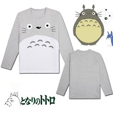 TOTORO anime long sleeve cotton t-shirt