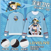 Lovelive anime long sleeve hoodie