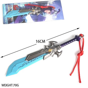 Glory of the king cos weapon key chain