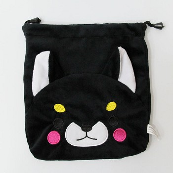 The dog plush drawing bag