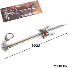 Glory of the king cos weapon key chain