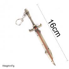 Glory of the king cos weapon key chain