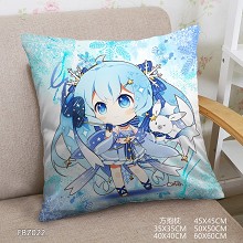 Hatsune Miku anime two-sided pillow