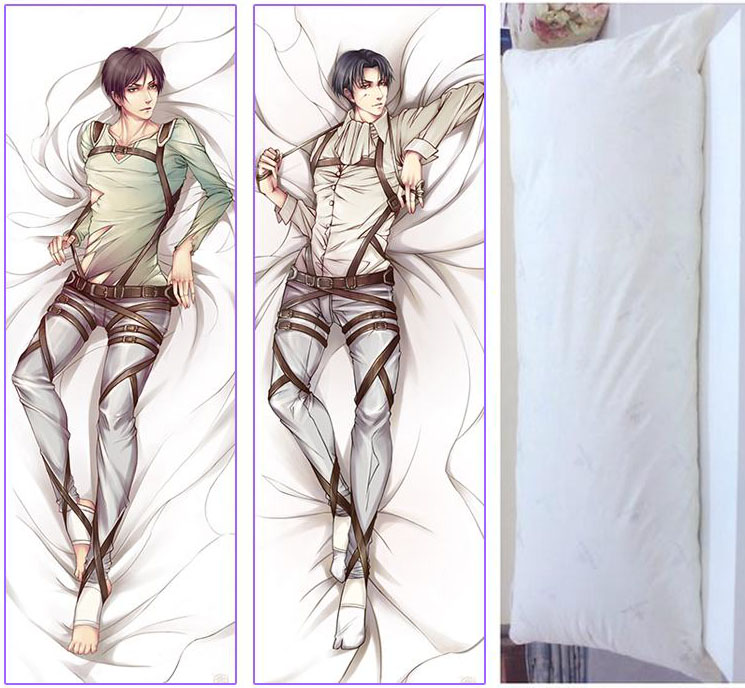 Attack on Titan anime two-sided pillow.