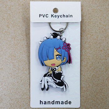 Re:Life in a different world from zero Rem two-sided key chain