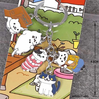 Neko Atsume anime key chain