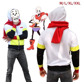 Undertale Papyrus thick hoodie and scarf a set