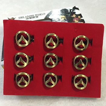 Overwatch rings set(9pcs a set)