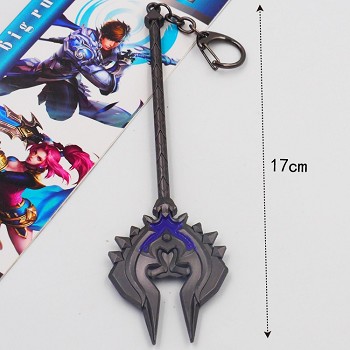 Hero Moba cos weapon key chain